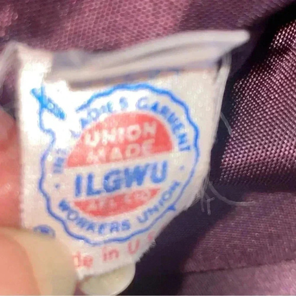 New York Girl Vintage Wool Coat with Scarf Size 6 - Picture 9 of 12